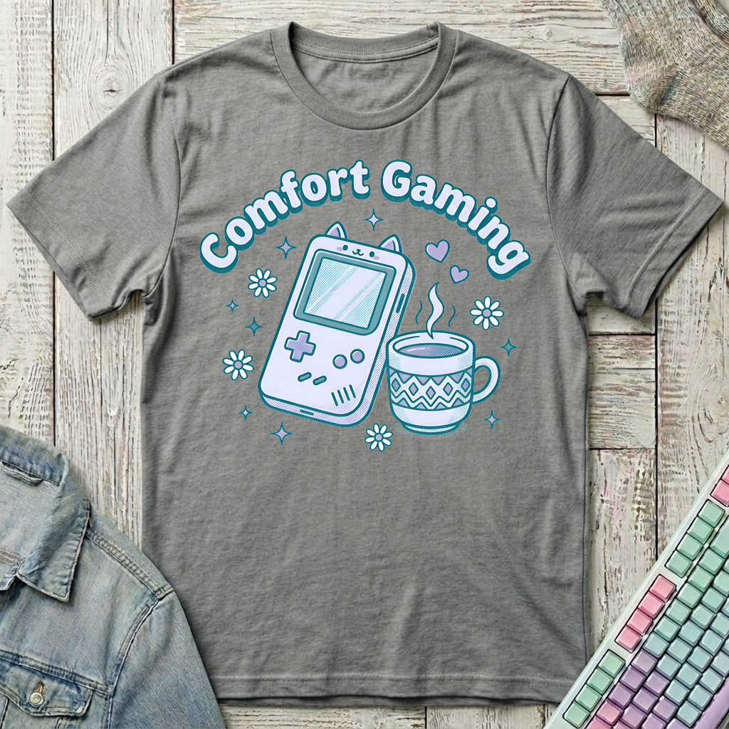 Comfort Gaming T-Shirt - Comfort Gaming_graphite_heather