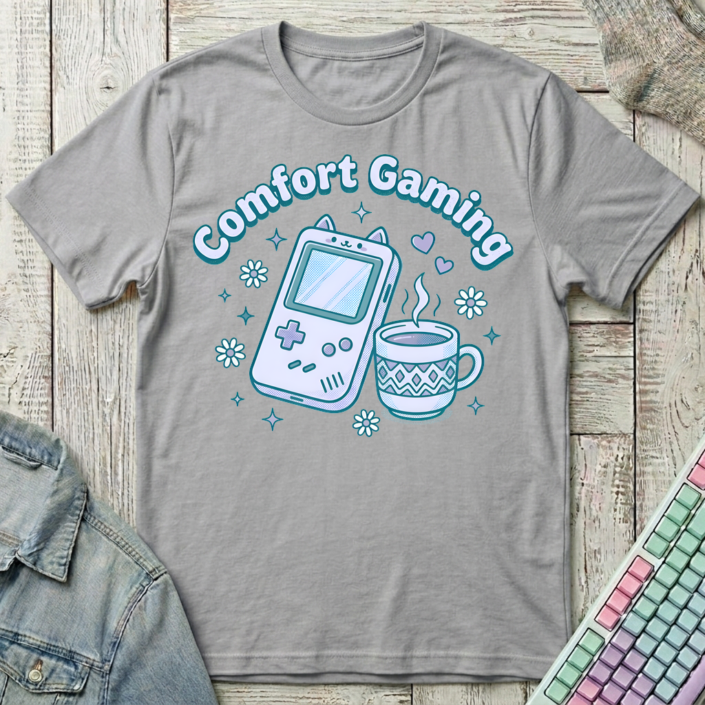 Comfort Gaming T-Shirt - Comfort Gaming_sport_grey