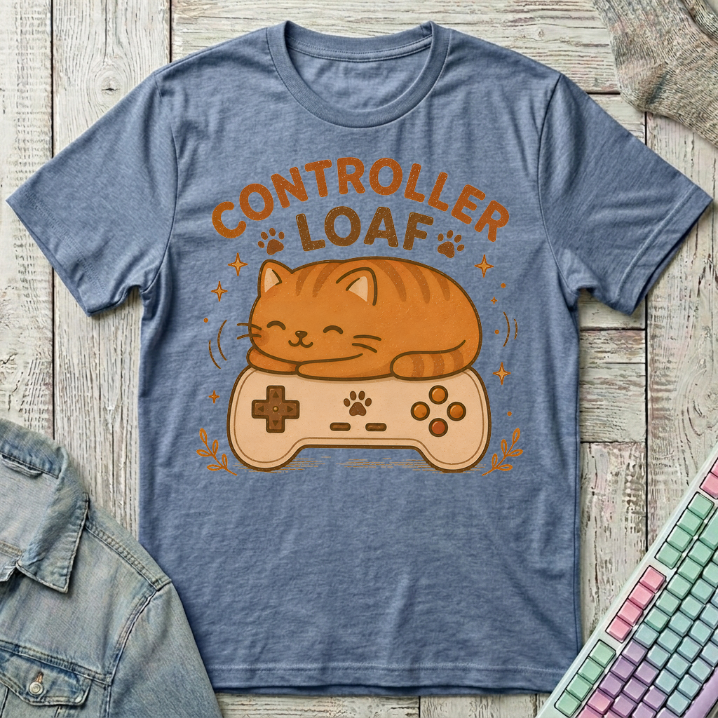 Controller Loaf T-Shirt - Controller Loaf_heather_indigo