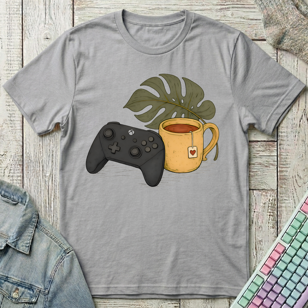 Controller & Tea Retreat T-Shirt - Controller & Tea Retreat_sport_grey
