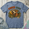 Couch Mode T-Shirt - Couch Mode_heather_indigo