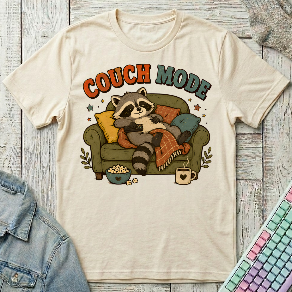 Couch Mode T-Shirt - Couch Mode_natural