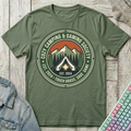 Cozy Camping & Gaming Society T-Shirt - Cozy Camping & Gaming Society_military_green