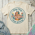 Cozy Capybara Gamer T-Shirt - Cozy Capybara Gamer_natural