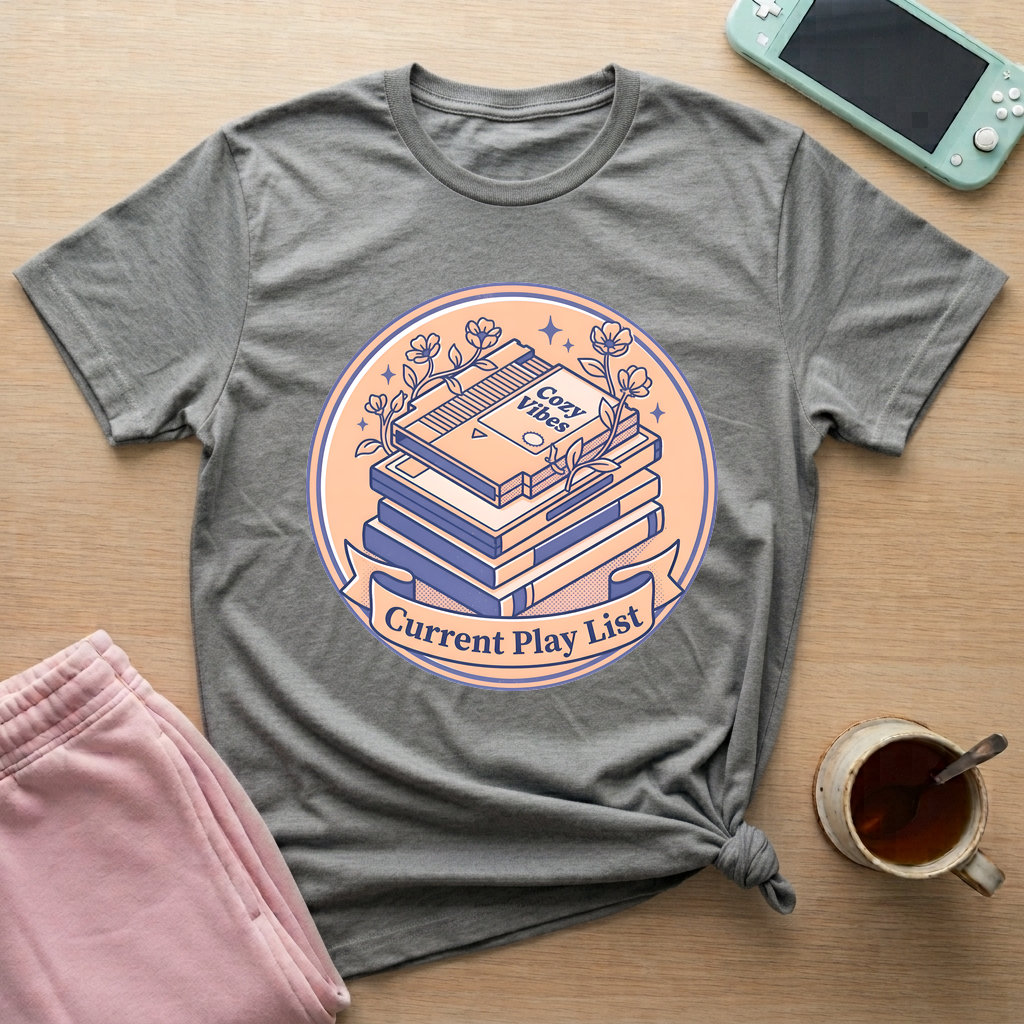 Cozy Cartridge Collection T-Shirt - Cozy Cartridge Collection_graphite_heather