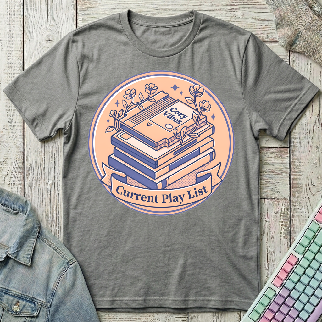 Cozy Cartridge Collection T-Shirt - Cozy Cartridge Collection_graphite_heather