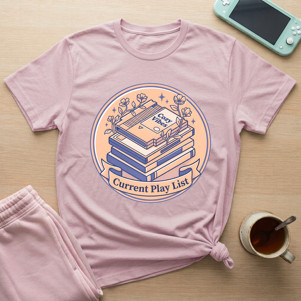 Cozy Cartridge Collection T-Shirt - Cozy Cartridge Collection_light_pink