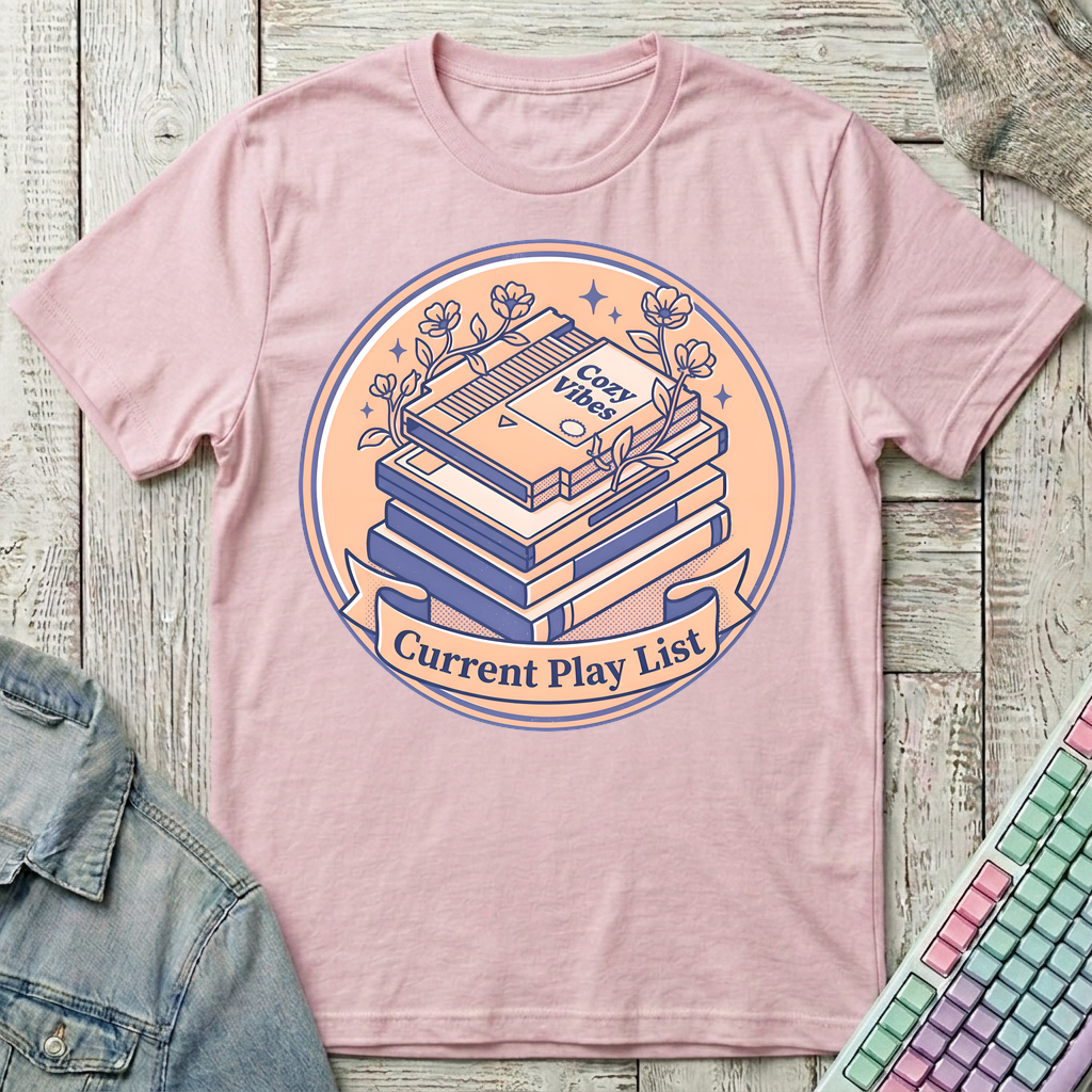 Cozy Cartridge Collection T-Shirt - Cozy Cartridge Collection_light_pink