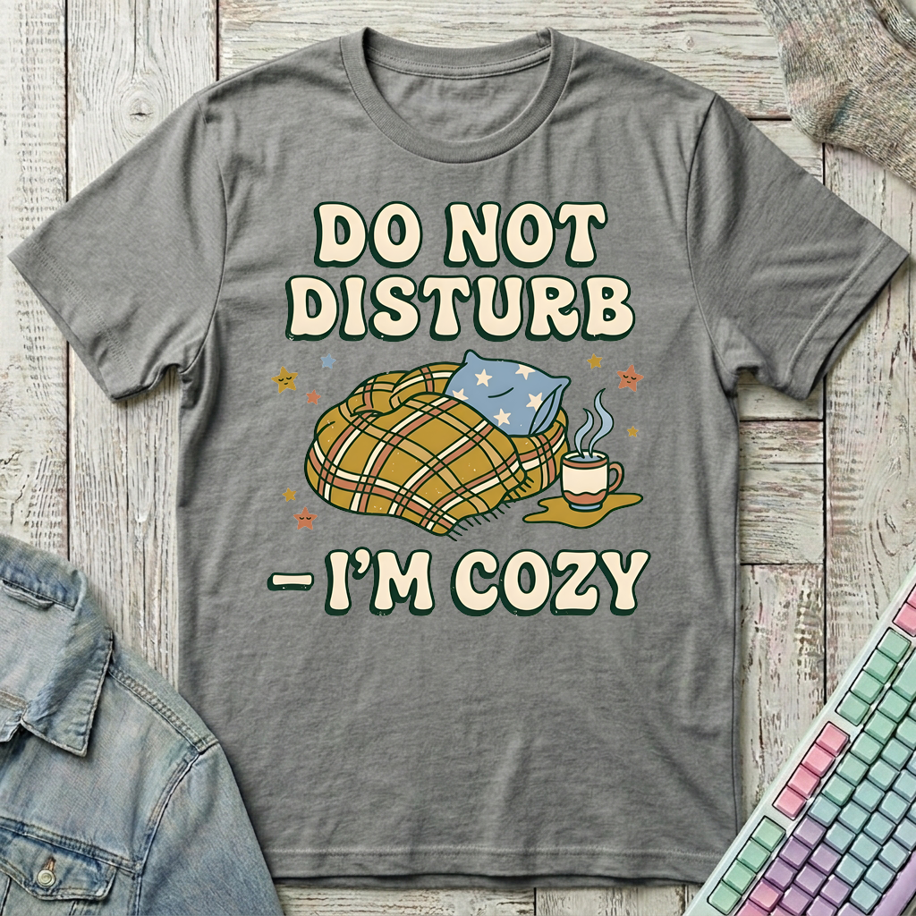 Cozy Cocoon T-Shirt - Cozy Cocoon_graphite_heather