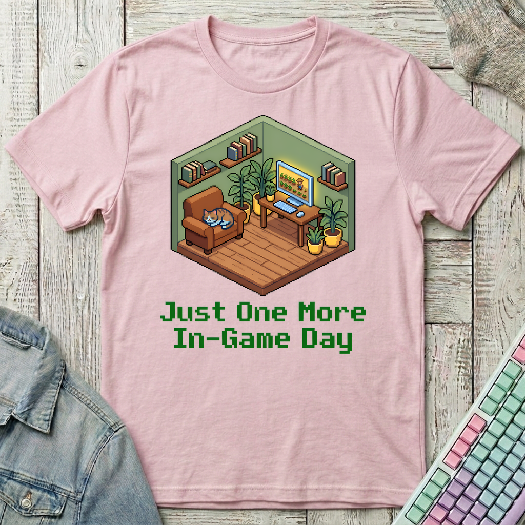 Cozy Farm Corner T-Shirt - Cozy Farm Corner_light_pink
