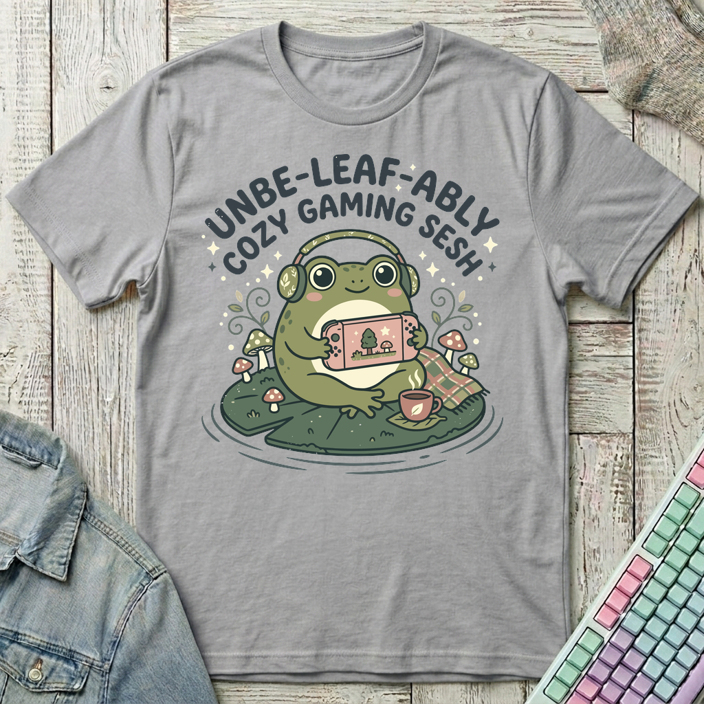 Cozy Frog Gaming T-Shirt - Cozy Frog Gaming_sport_grey