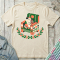 Cozy Gamer Cat T-Shirt - Cozy Gamer Cat_natural