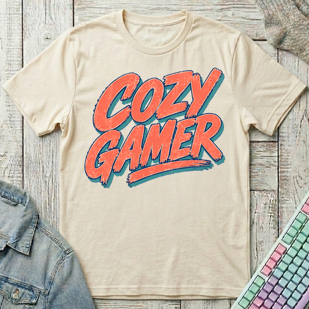 Cozy Gamer T-Shirt - Cozy Gamer_natural