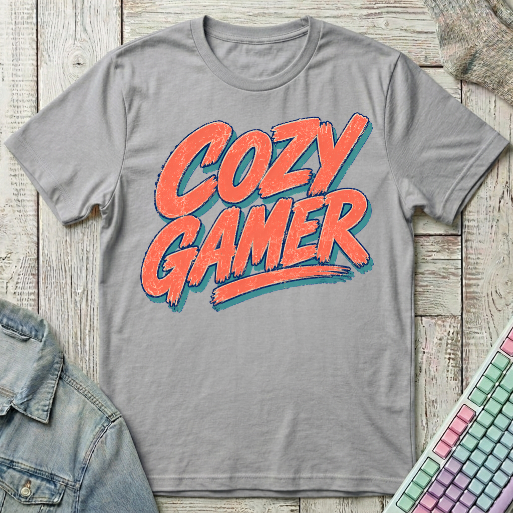 Cozy Gamer T-Shirt - Cozy Gamer_sport_grey