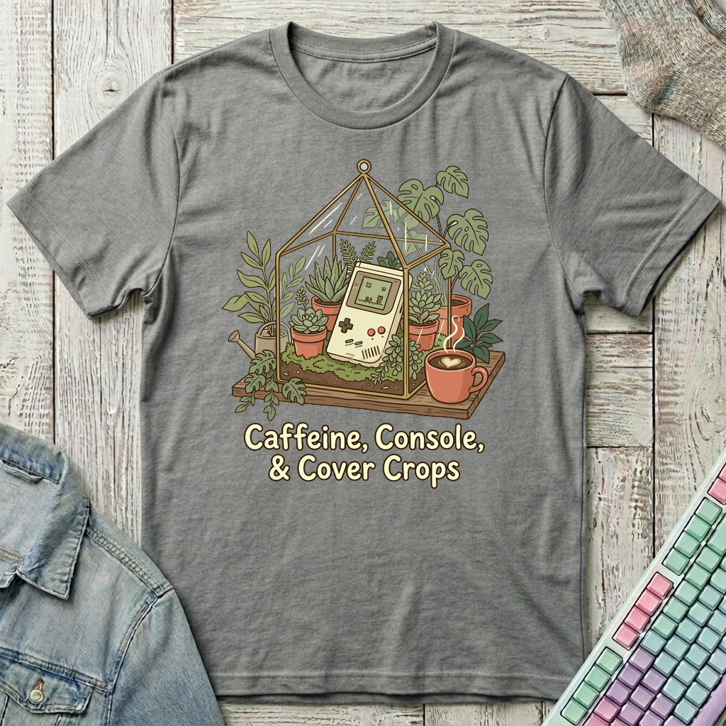 Cozy Greenhouse T-Shirt - Cozy Greenhouse_graphite_heather