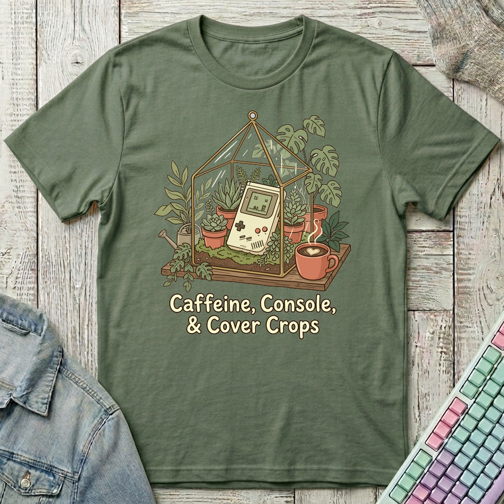 Cozy Greenhouse T-Shirt - Cozy Greenhouse_military_green