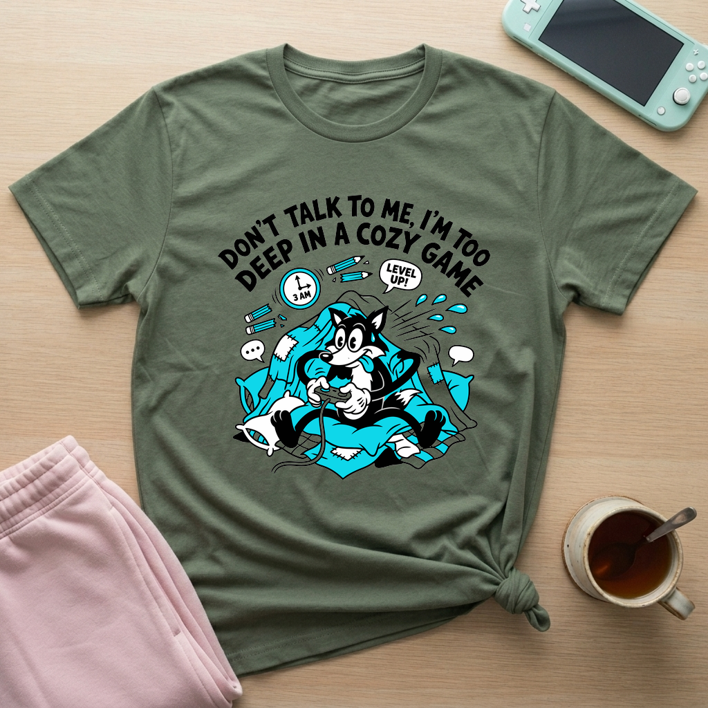 Cozy Grind T-Shirt - Cozy Grind_military_green