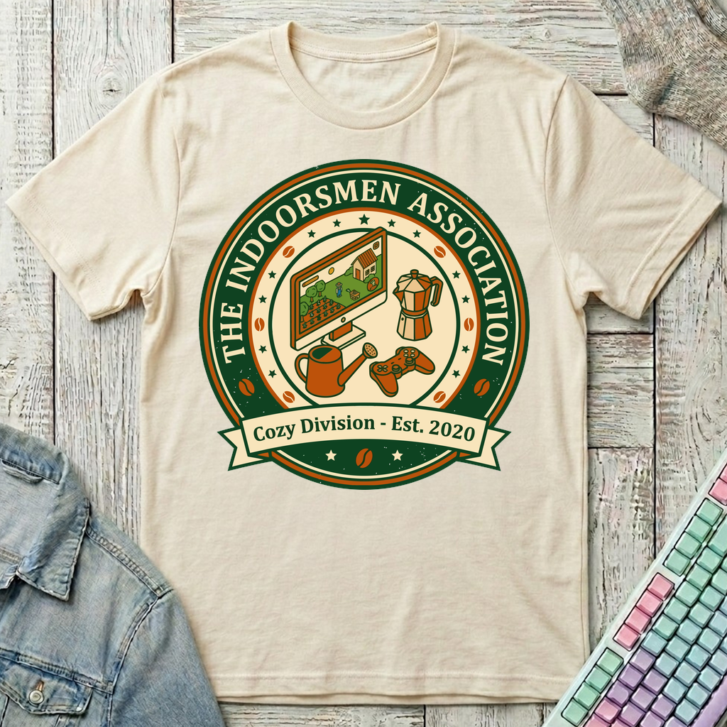 Cozy Indoorsmen T-Shirt - Cozy Indoorsmen_natural