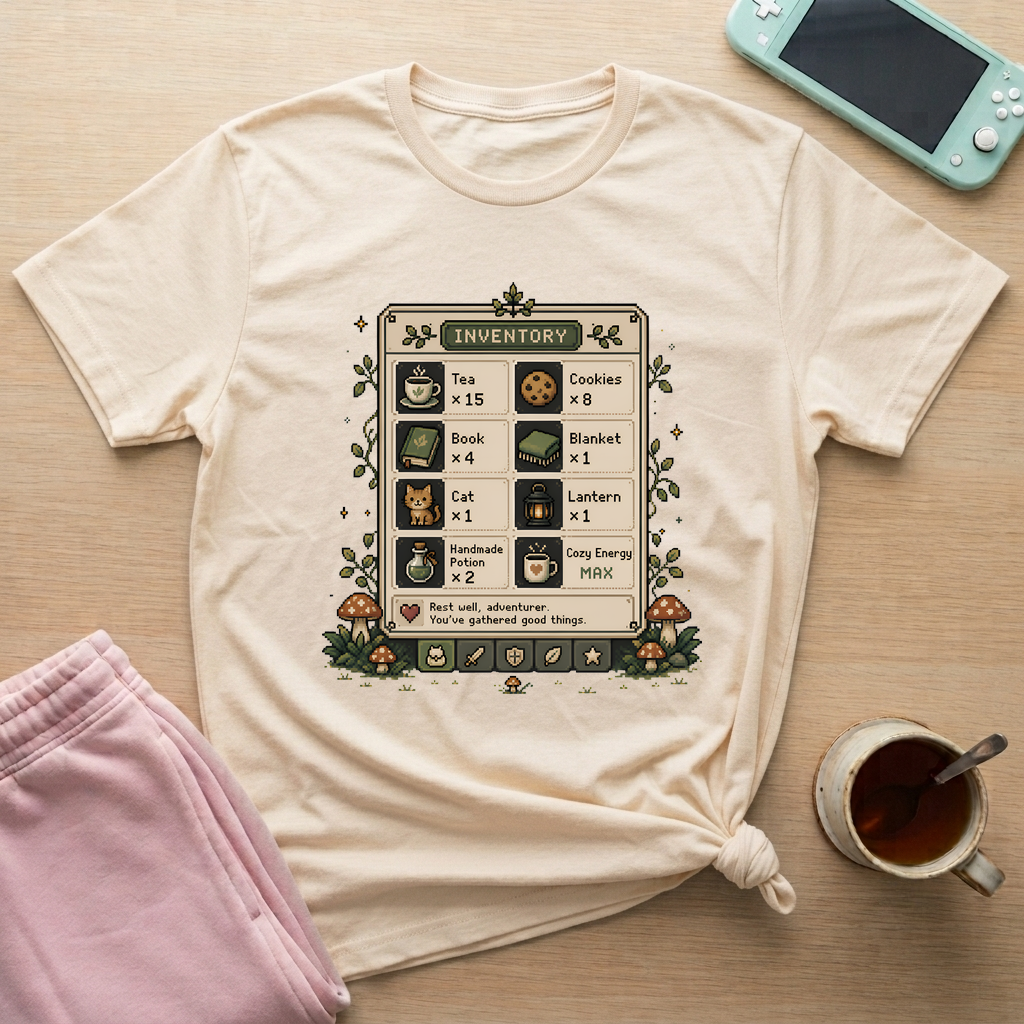 Cozy Inventory T-Shirt - Cozy Inventory_natural