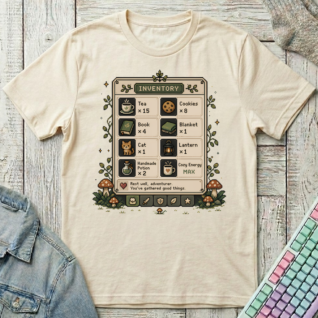 Cozy Inventory T-Shirt - Cozy Inventory_natural