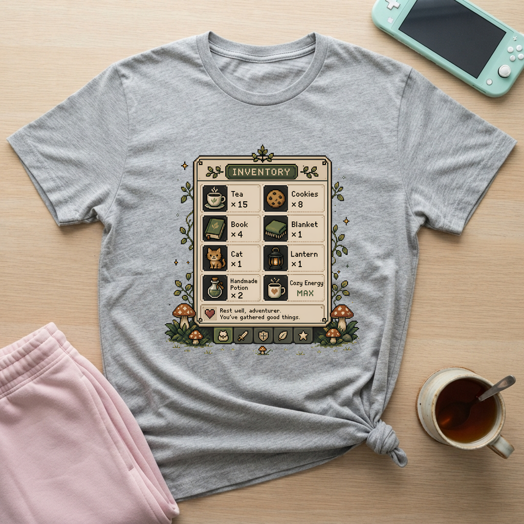 Cozy Inventory T-Shirt - Cozy Inventory_sport_grey