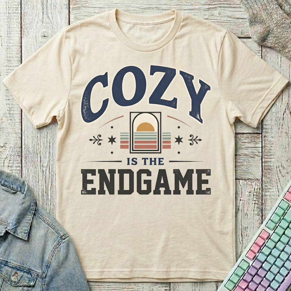 Cozy Is The Endgame T-Shirt - Cozy Is The Endgame_natural
