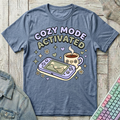 Cozy Mode Activated T-Shirt - Cozy Mode Activated_heather_indigo