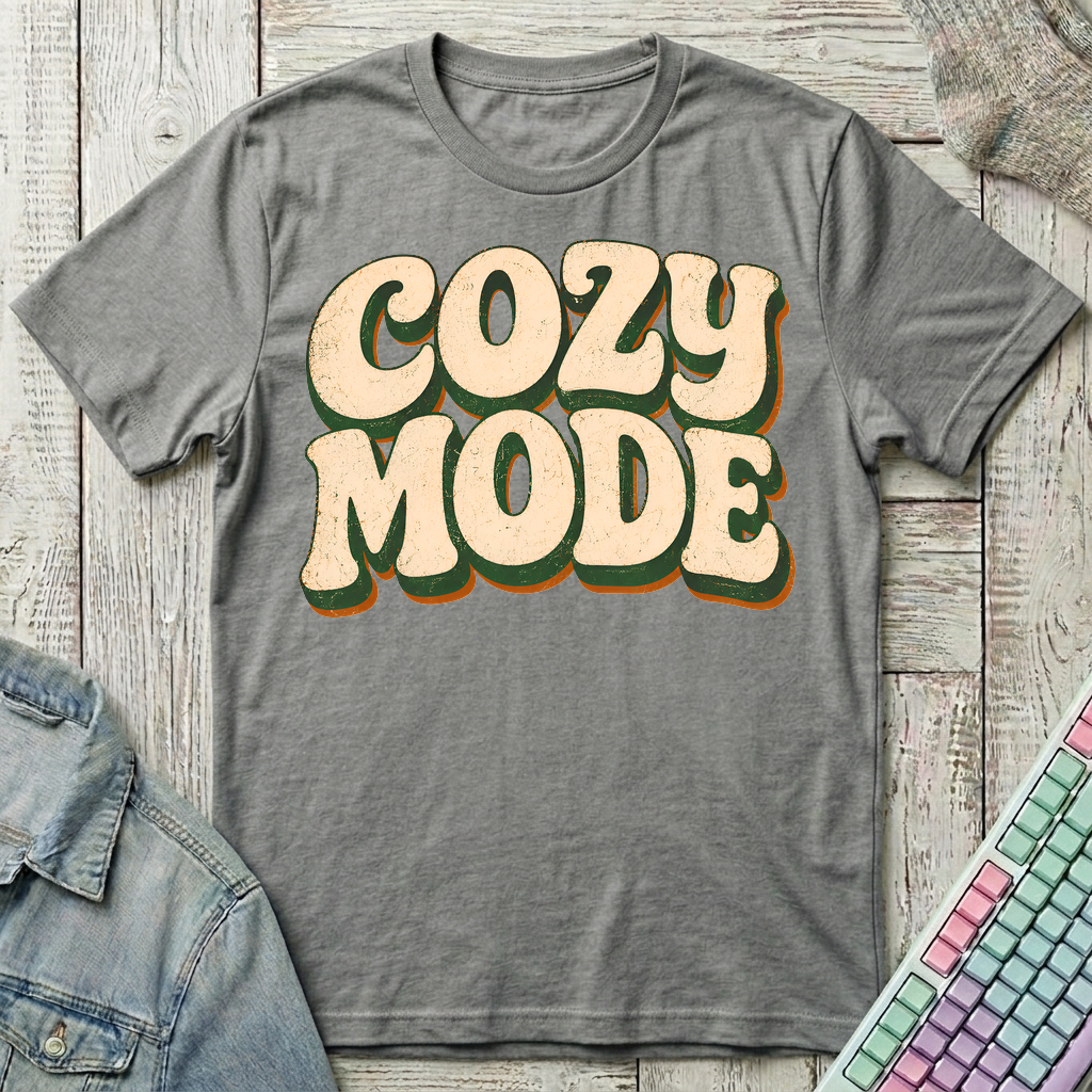 Cozy Mode T-Shirt - Cozy Mode_graphite_heather