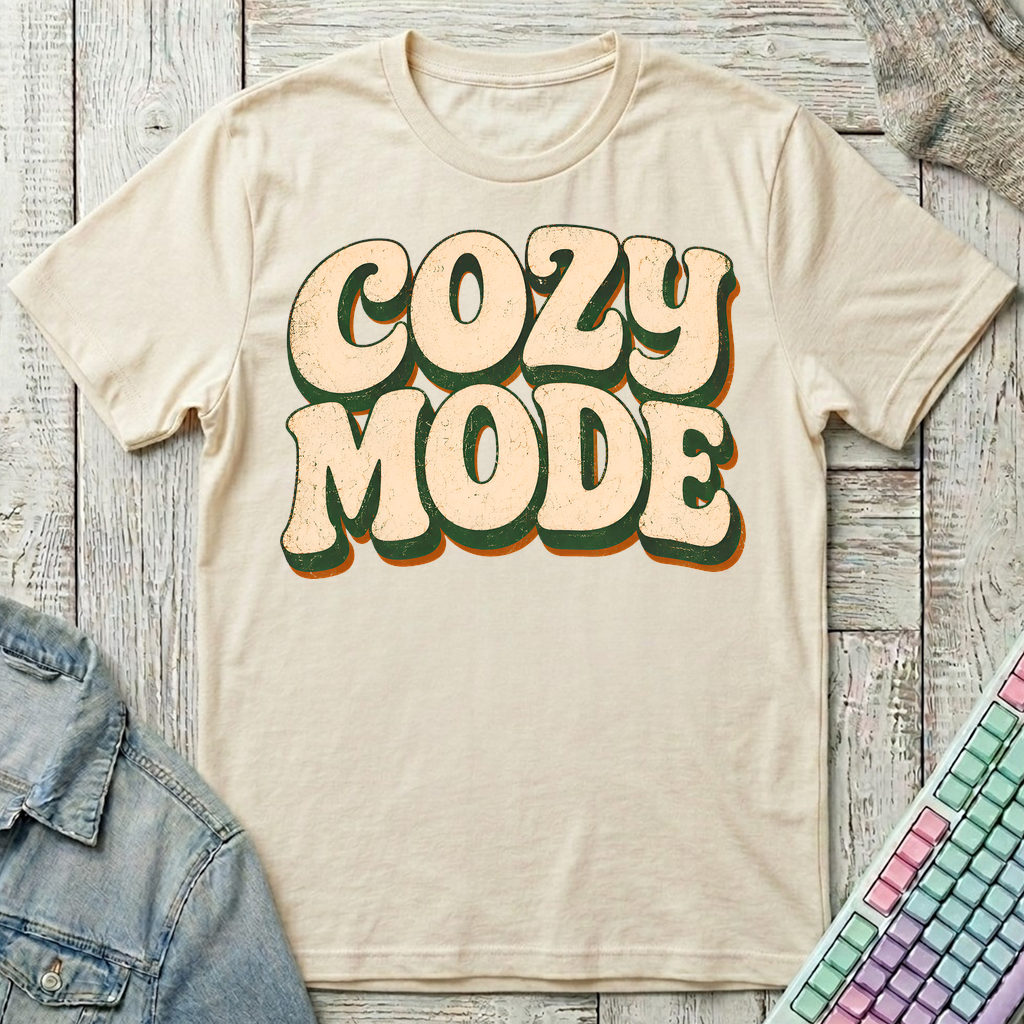 Cozy Mode T-Shirt - Cozy Mode_natural