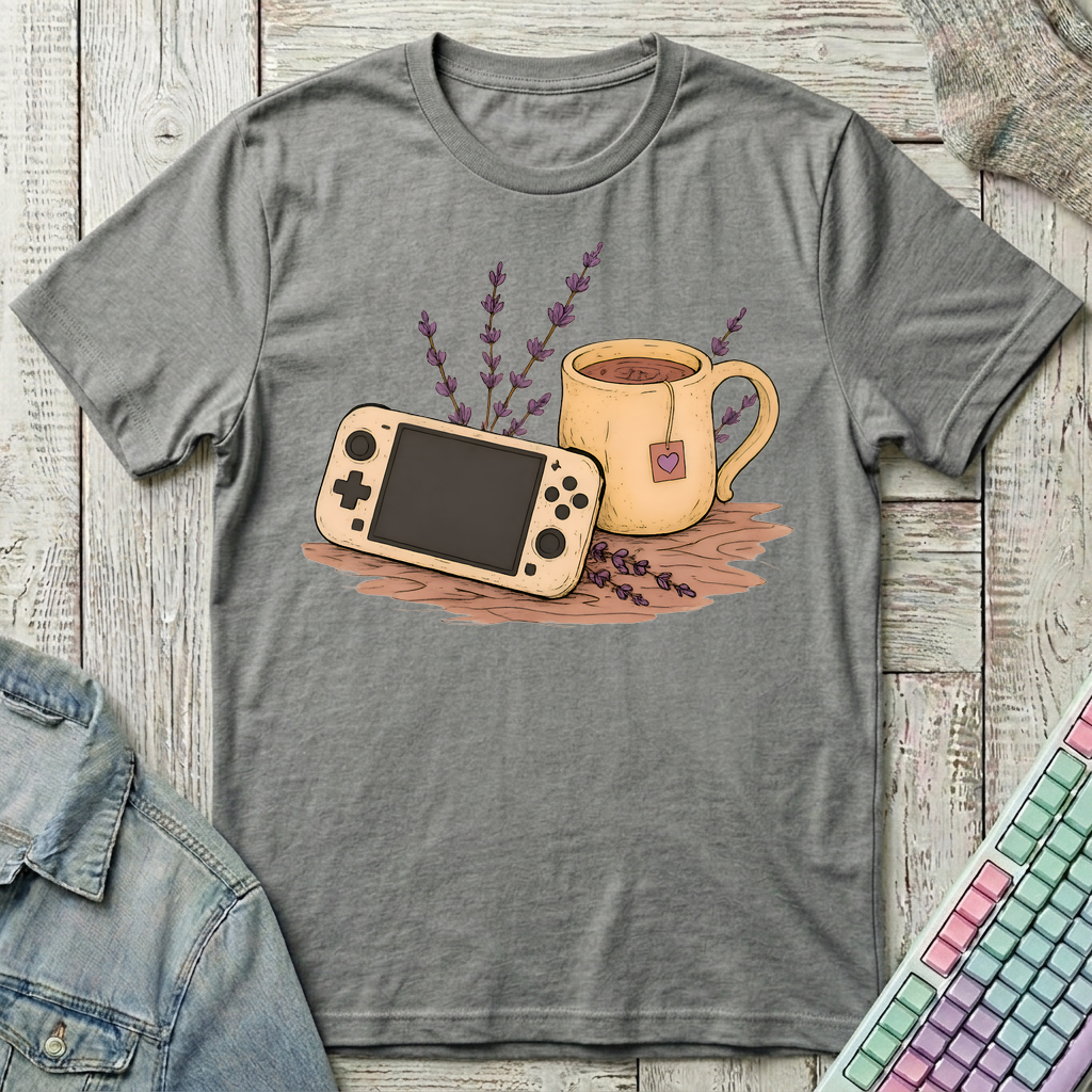 Cozy Player One T-Shirt - Cozy Player One_graphite_heather