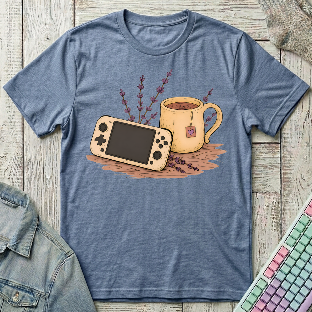 Cozy Player One T-Shirt - Cozy Player One_heather_indigo