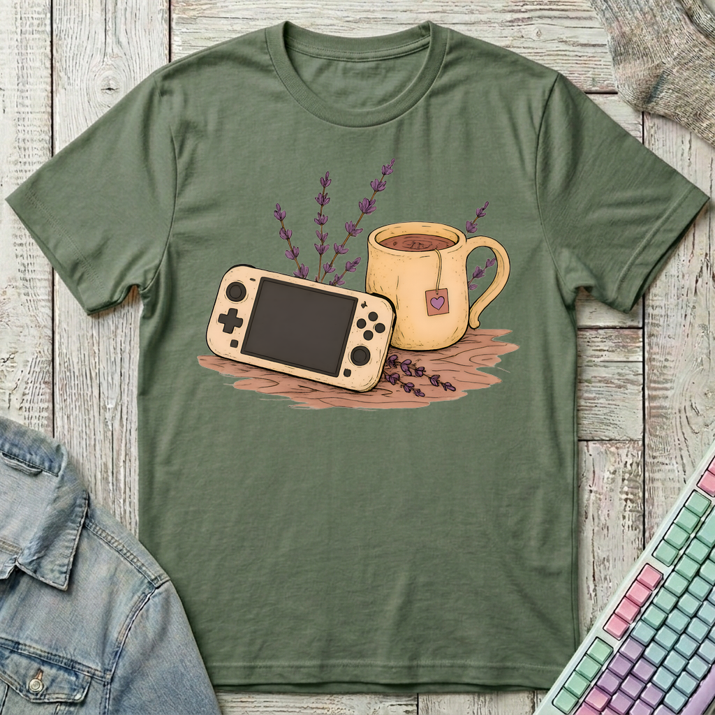 Cozy Player One T-Shirt - Cozy Player One_military_green