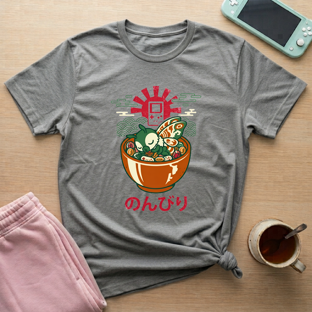 Cozy Quest Ramen T-Shirt - Cozy Quest Ramen_graphite_heather