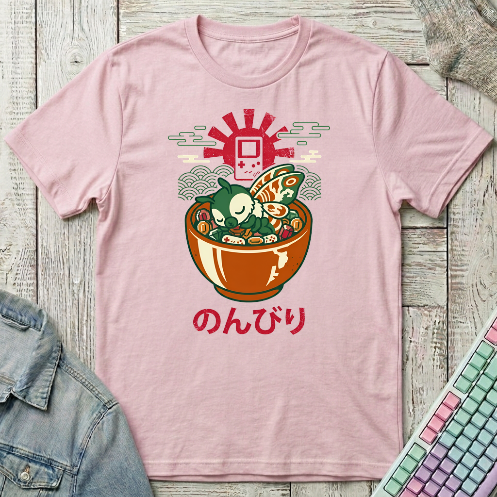 Cozy Quest Ramen T-Shirt - Cozy Quest Ramen_light_pink