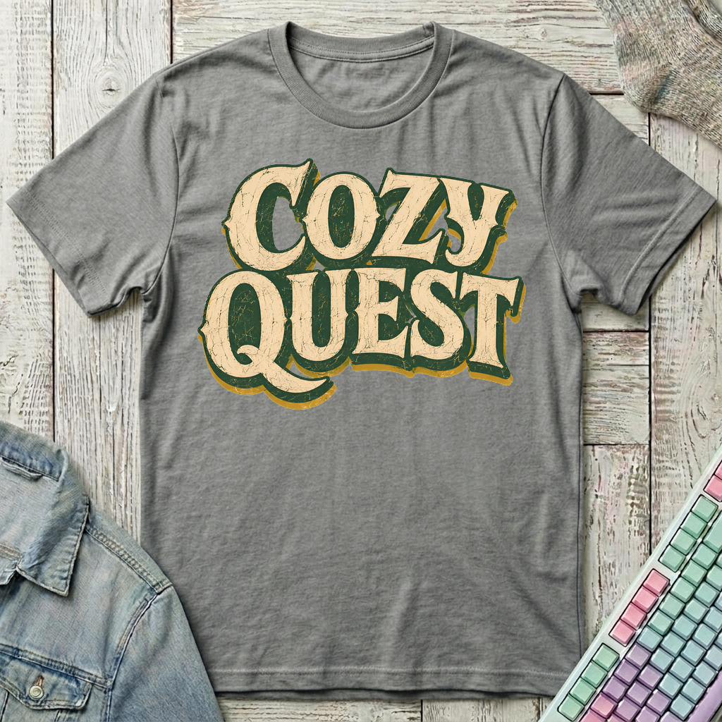 Cozy Quest T-Shirt - Cozy Quest_graphite_heather