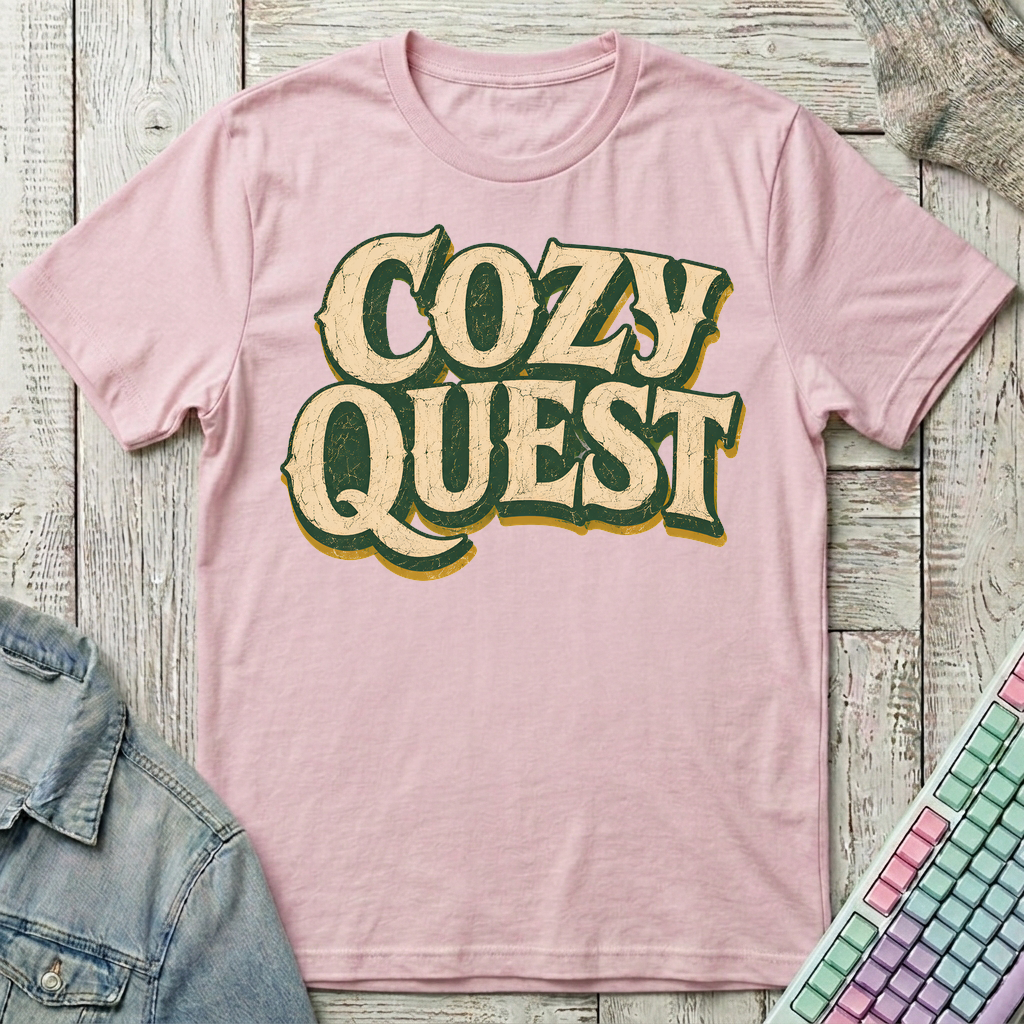 Cozy Quest T-Shirt - Cozy Quest_light_pink