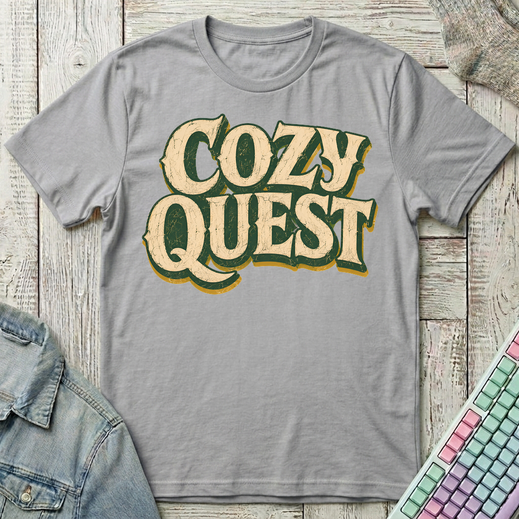 Cozy Quest T-Shirt - Cozy Quest_sport_grey