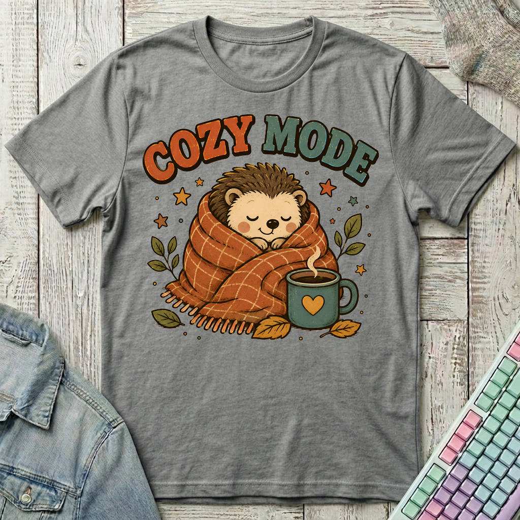 Cozy Retreat T-Shirt - Cozy Retreat_graphite_heather
