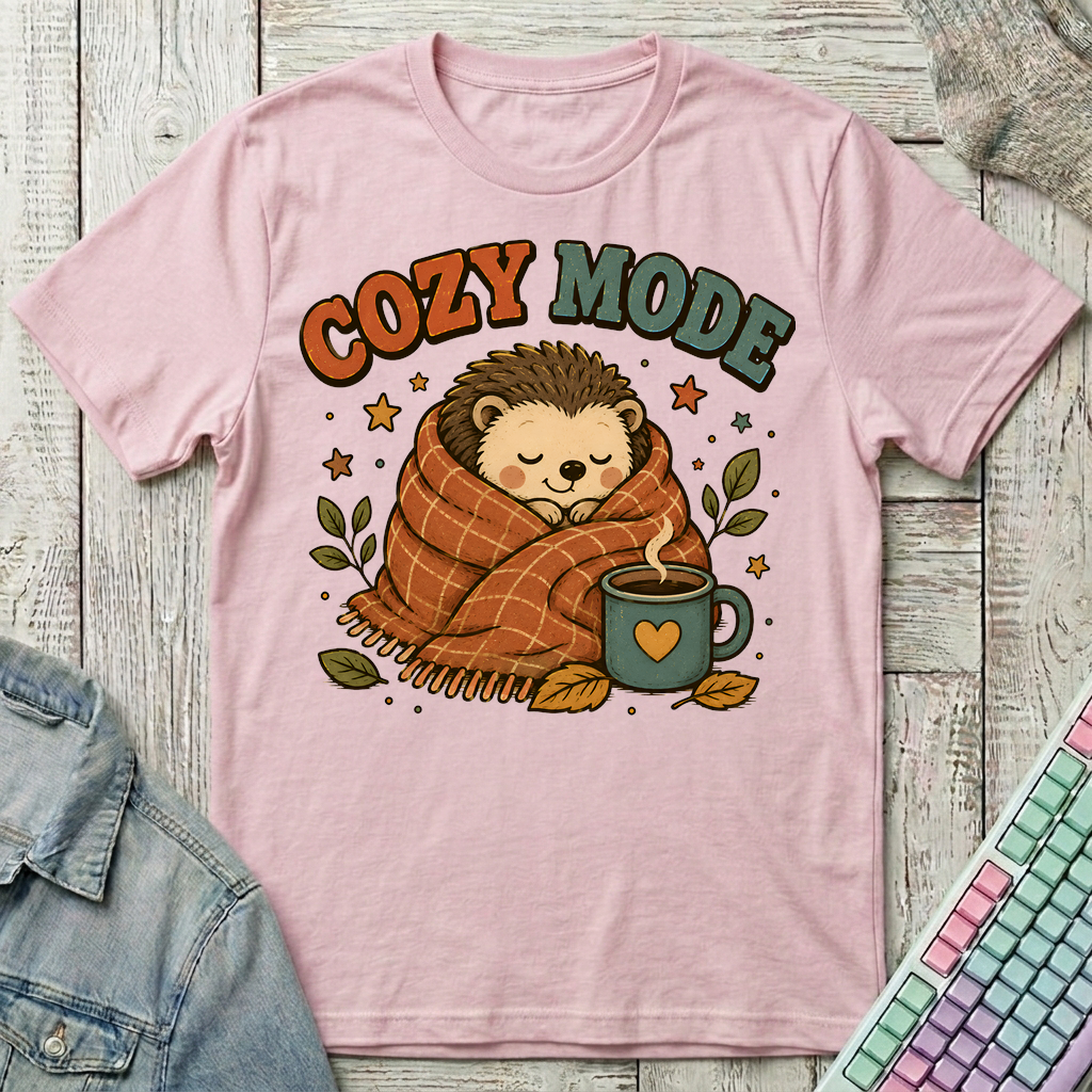 Cozy Retreat T-Shirt - Cozy Retreat_light_pink