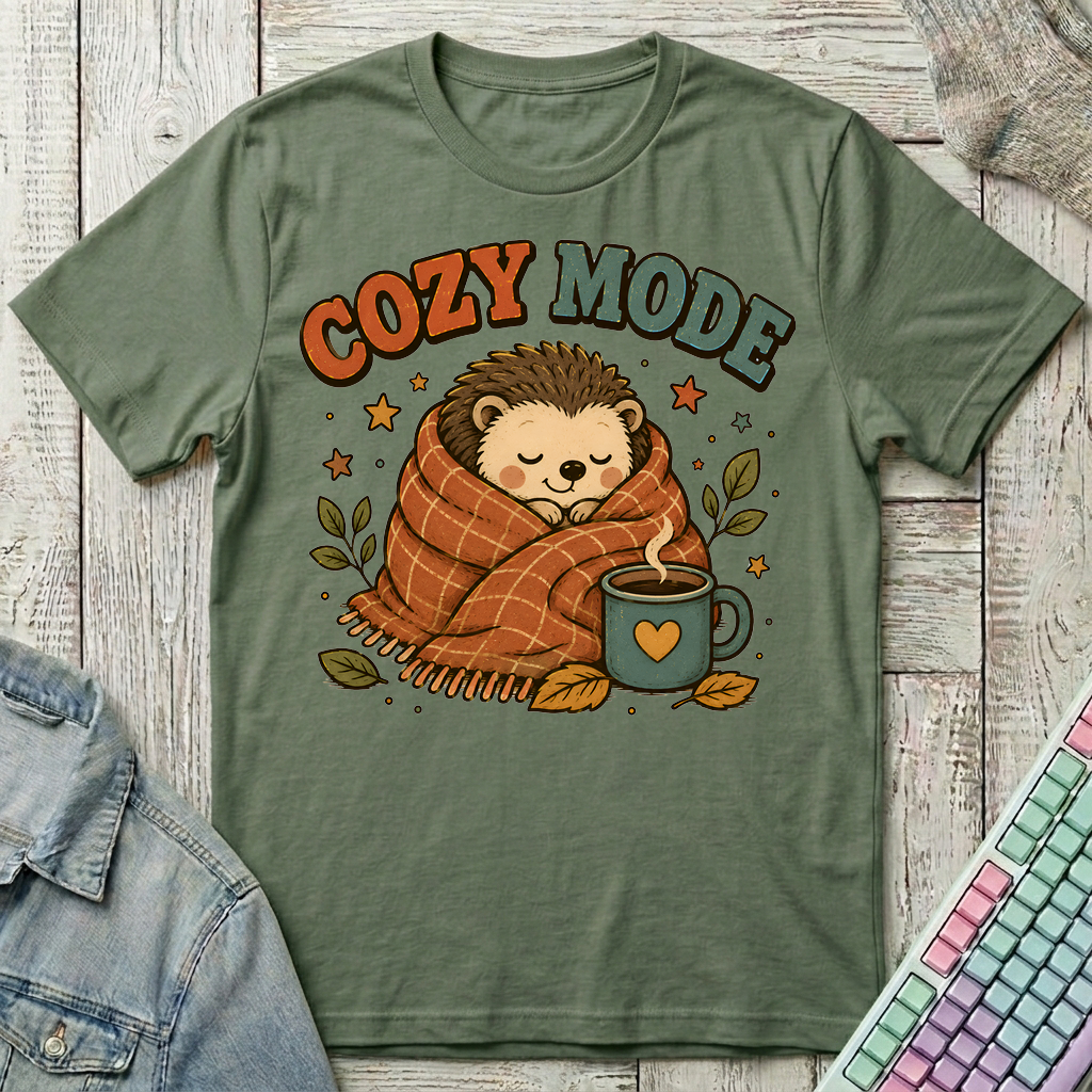 Cozy Retreat T-Shirt - Cozy Retreat_military_green