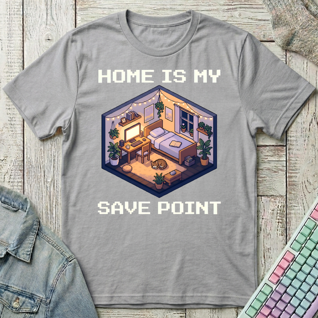 Cozy Save Point T-Shirt - Cozy Save Point_sport_grey