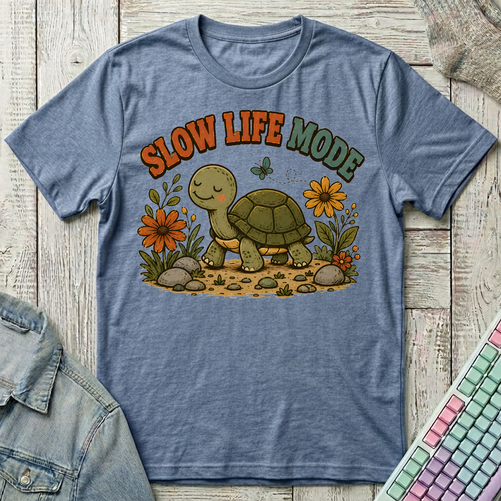 Cozy Wanderer T-Shirt - Cozy Wanderer_heather_indigo