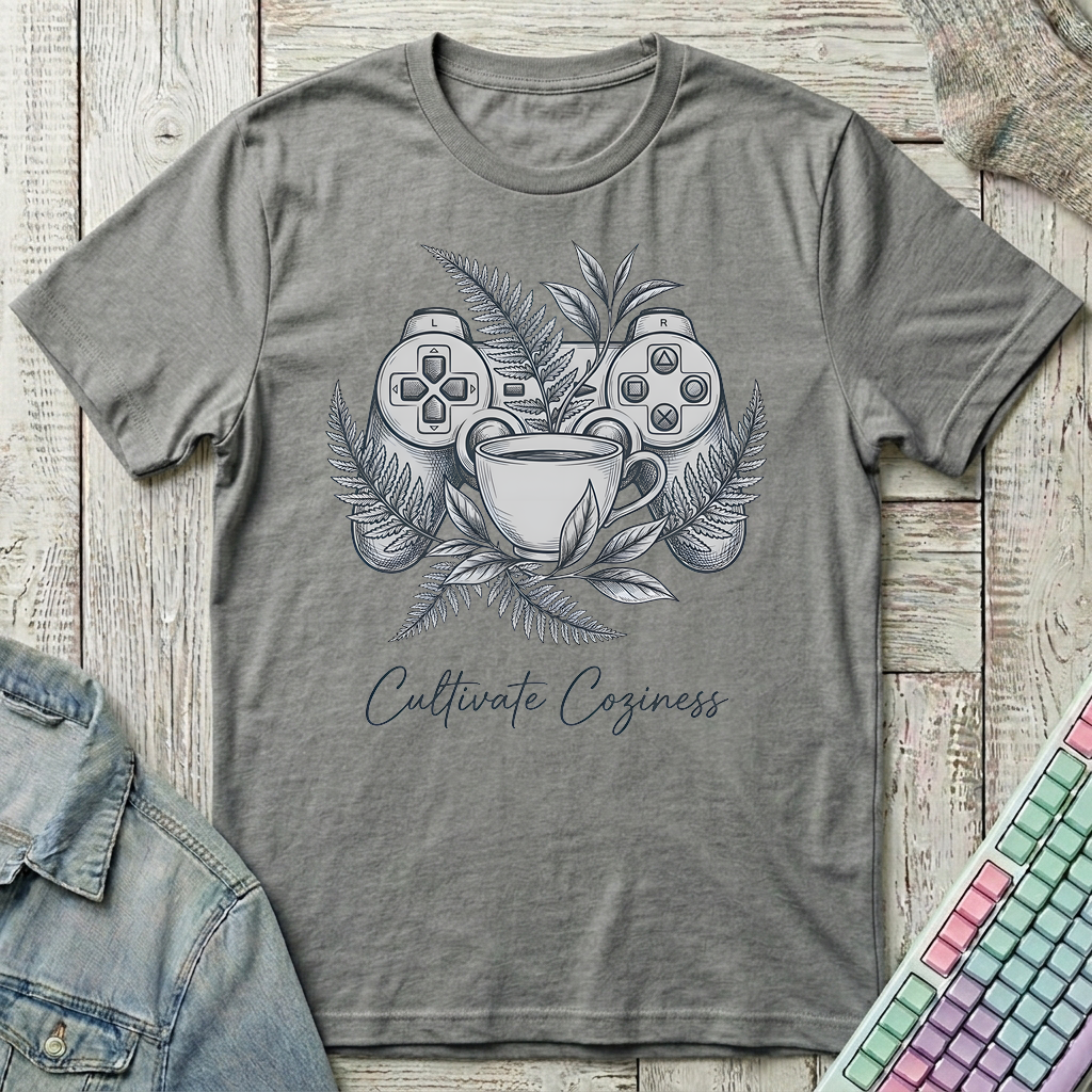 Cultivate Coziness T-Shirt - Cultivate Coziness_graphite_heather