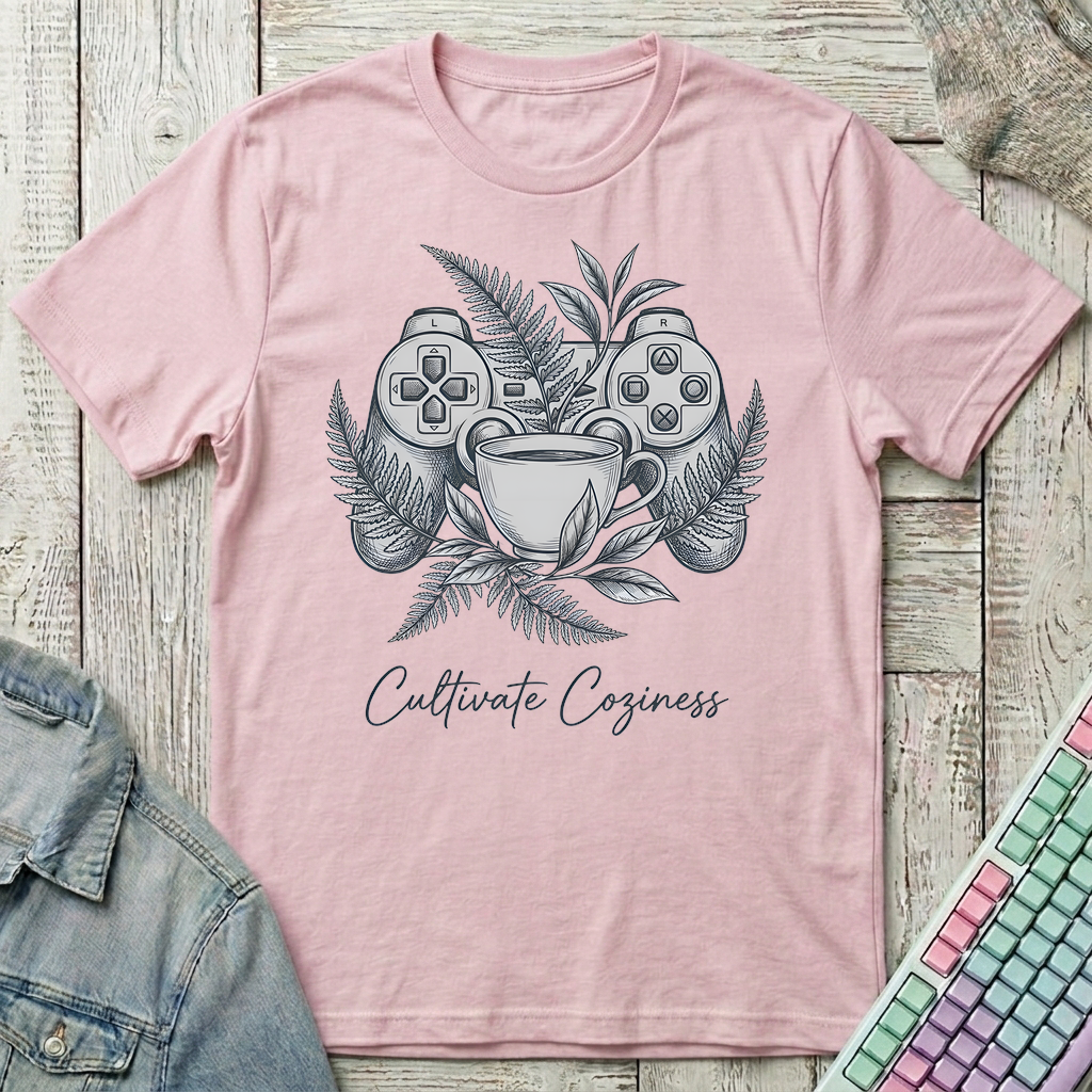 Cultivate Coziness T-Shirt - Cultivate Coziness_light_pink