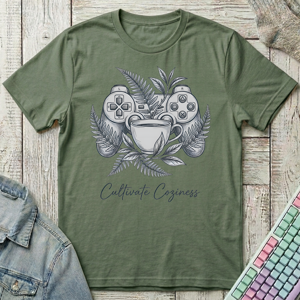 Cultivate Coziness T-Shirt - Cultivate Coziness_military_green