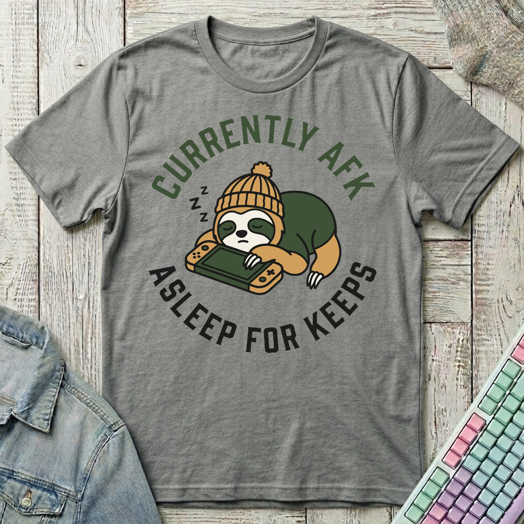Currently AFK T-Shirt - Currently AFK_graphite_heather