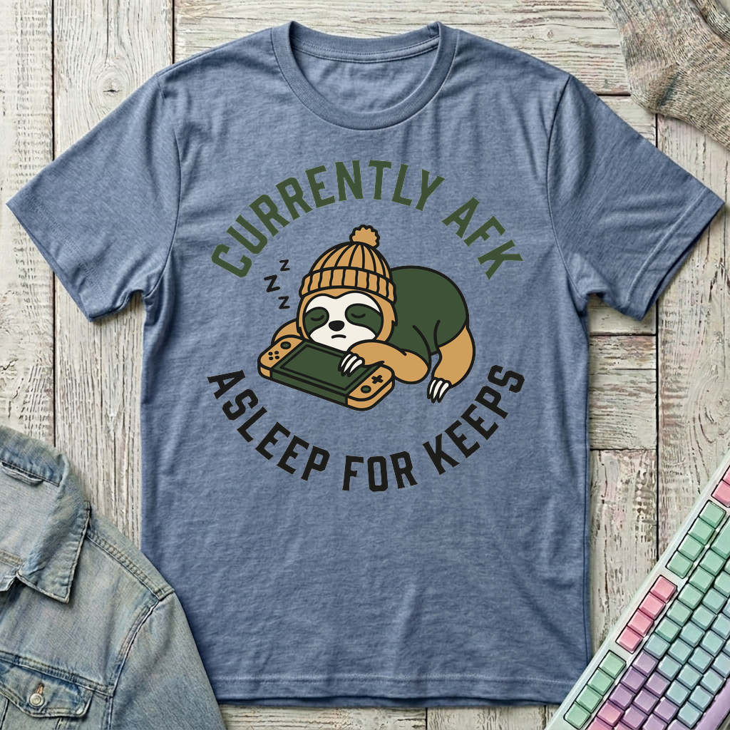 Currently AFK T-Shirt - Currently AFK_heather_indigo