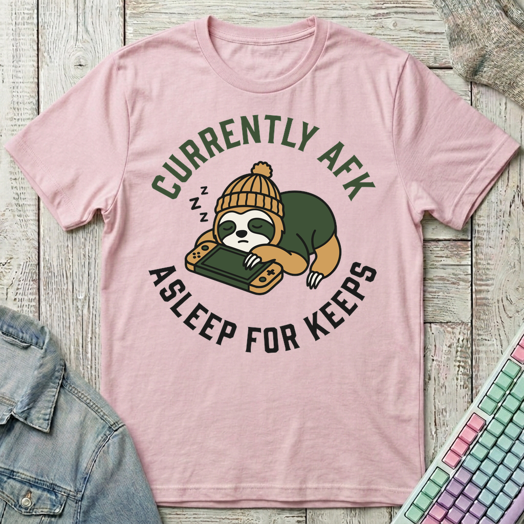 Currently AFK T-Shirt - Currently AFK_light_pink