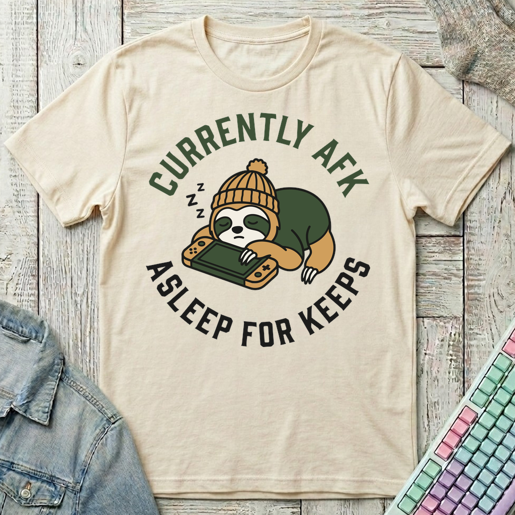 Currently AFK T-Shirt - Currently AFK_natural
