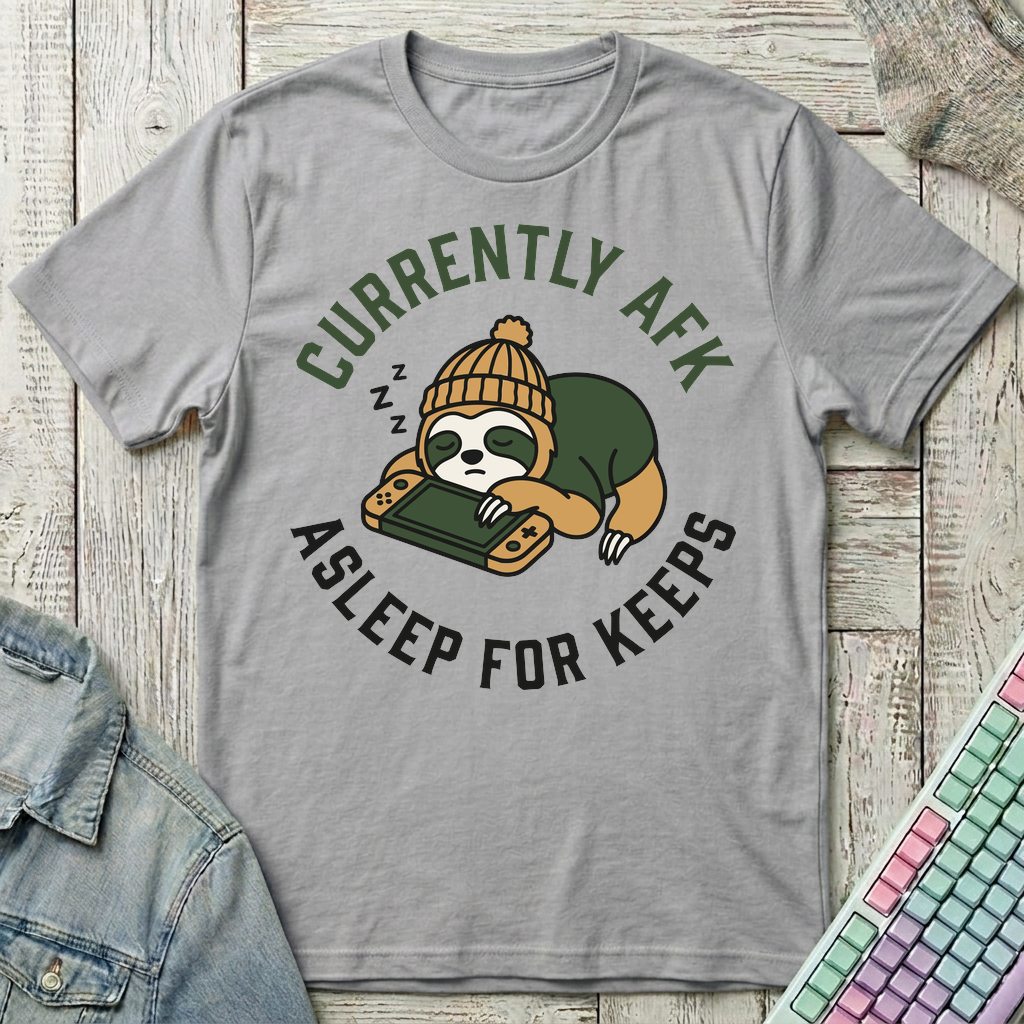 Currently AFK T-Shirt - Currently AFK_sport_grey